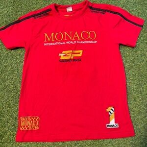 Red Monaco Grand Prix cotton t-shirt #racing #motorsport